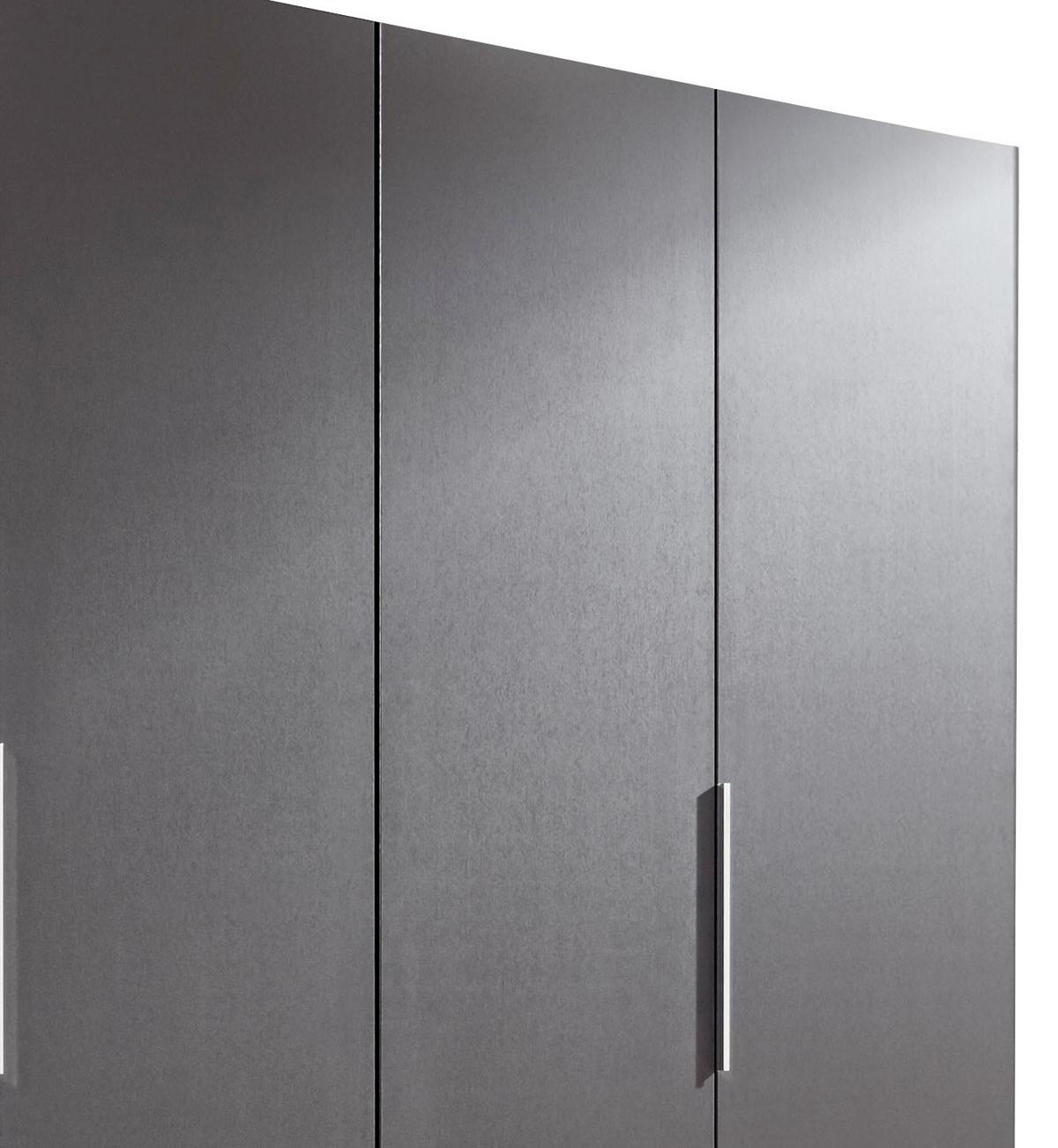 Ormar S Klasičnim Vratima Level 36a - boje grafita/boje hrasta, Moderno, drvni materijal/metal (250/216/58cm) - Modern Living