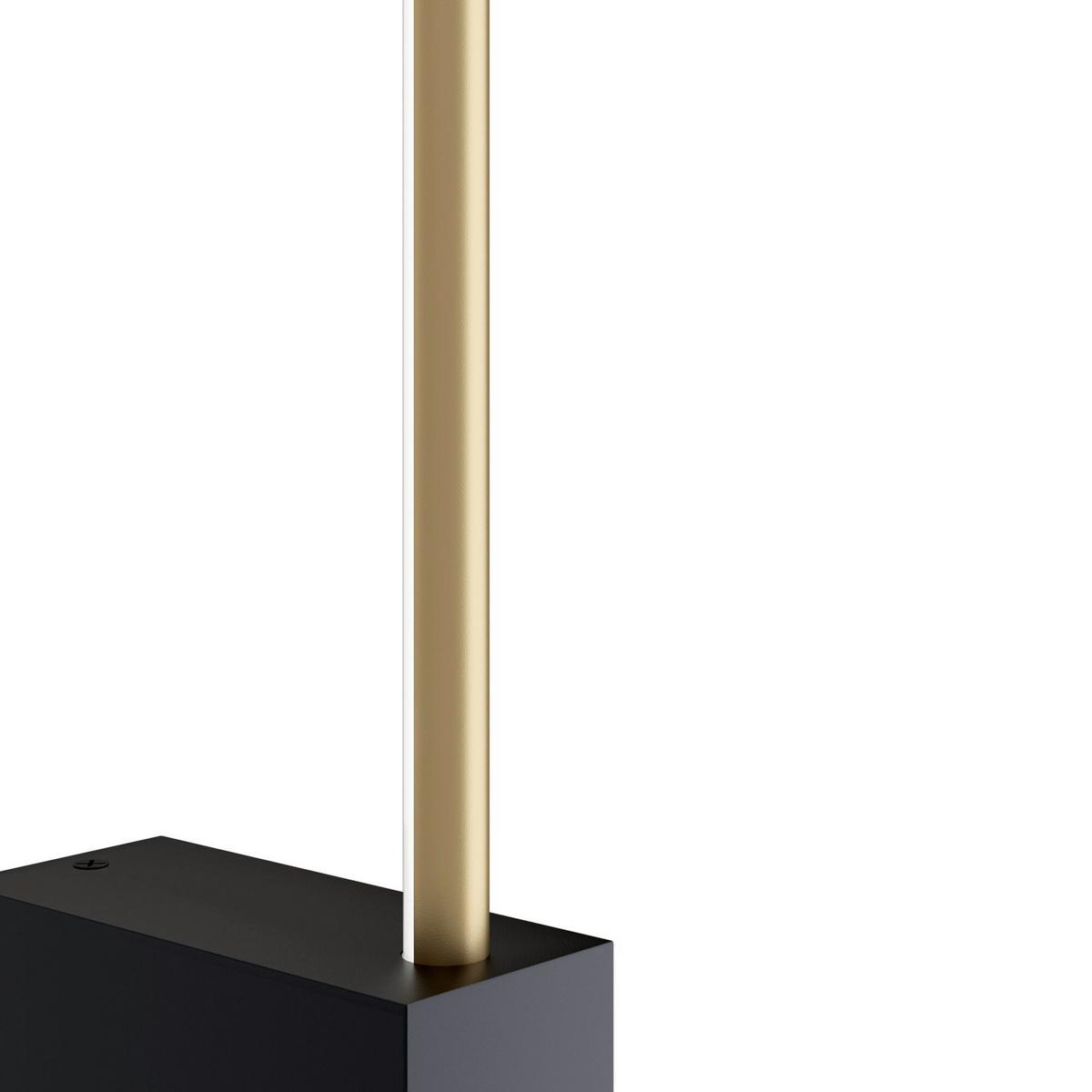 Wandleuchte Pars Schwarz/Goldfarben max.12 Watt - Goldfarben/Schwarz, Basics, Metall (7/3/104,9cm) - MAYTONI