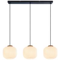 LAMPA WISZĄCA ANNA - biały, Trend, metal/drewno (84.5/20/120cm) - Collett's Monde