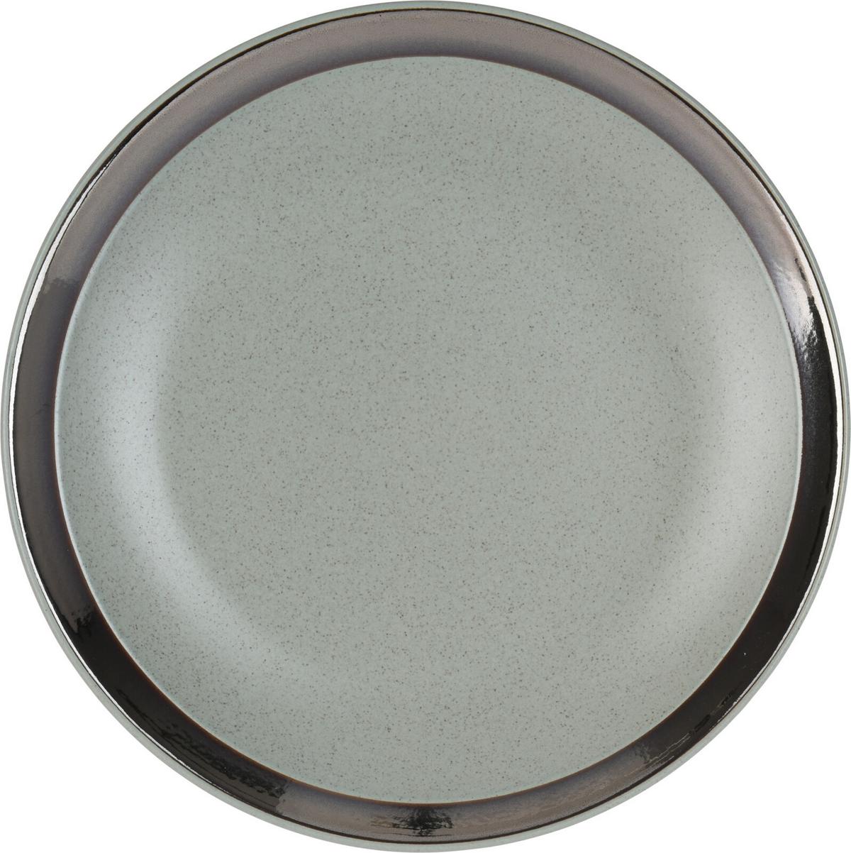 Desszertes Tányér Elegance - kék/fehér, kerámia (20cm)