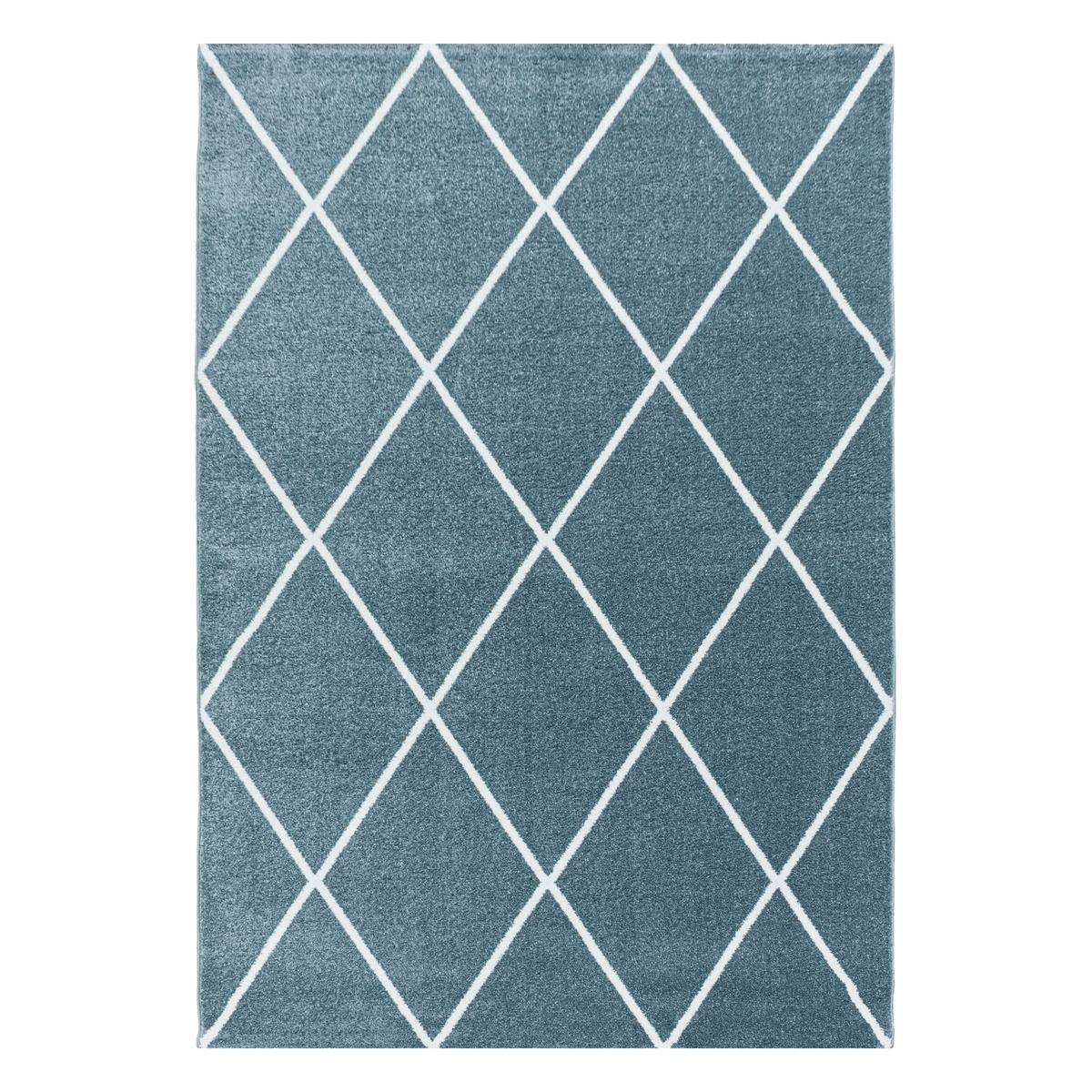 Hochflorteppich Rio Blau ca. 80x150cm - Blau, Basics, Textil (80/150cm)