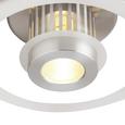 Deckenleuchte Gabriella - Nickelfarben, MODERN, Glas/Metall (17/9cm) - MODERN LIVING
