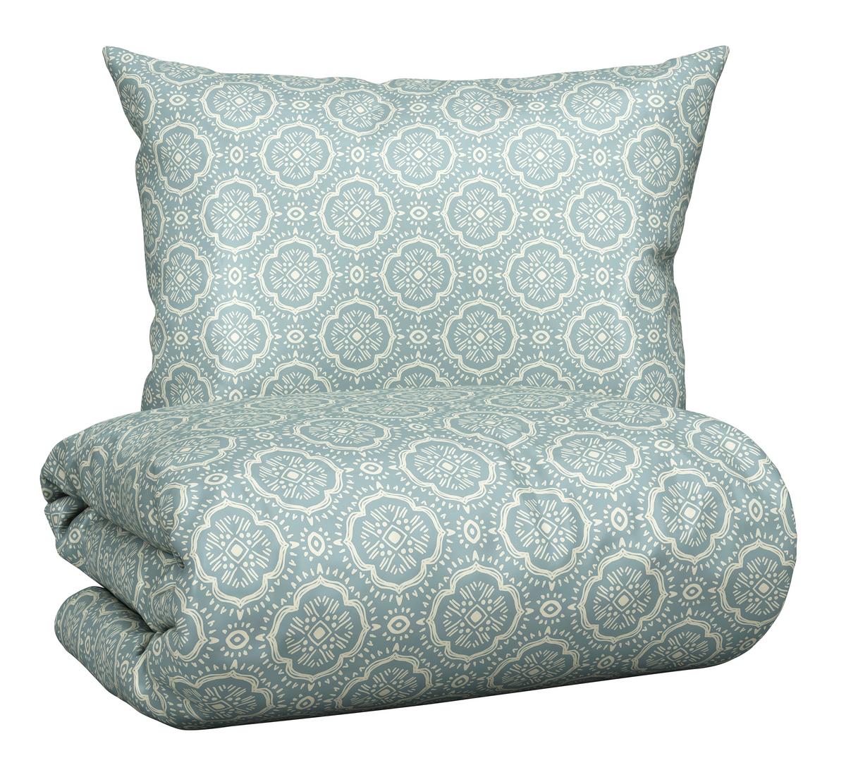 Posteljina Ethno 200x200/2x60x80cm - plava, Lifestyle, tekstil (200/200cm) - Mömax