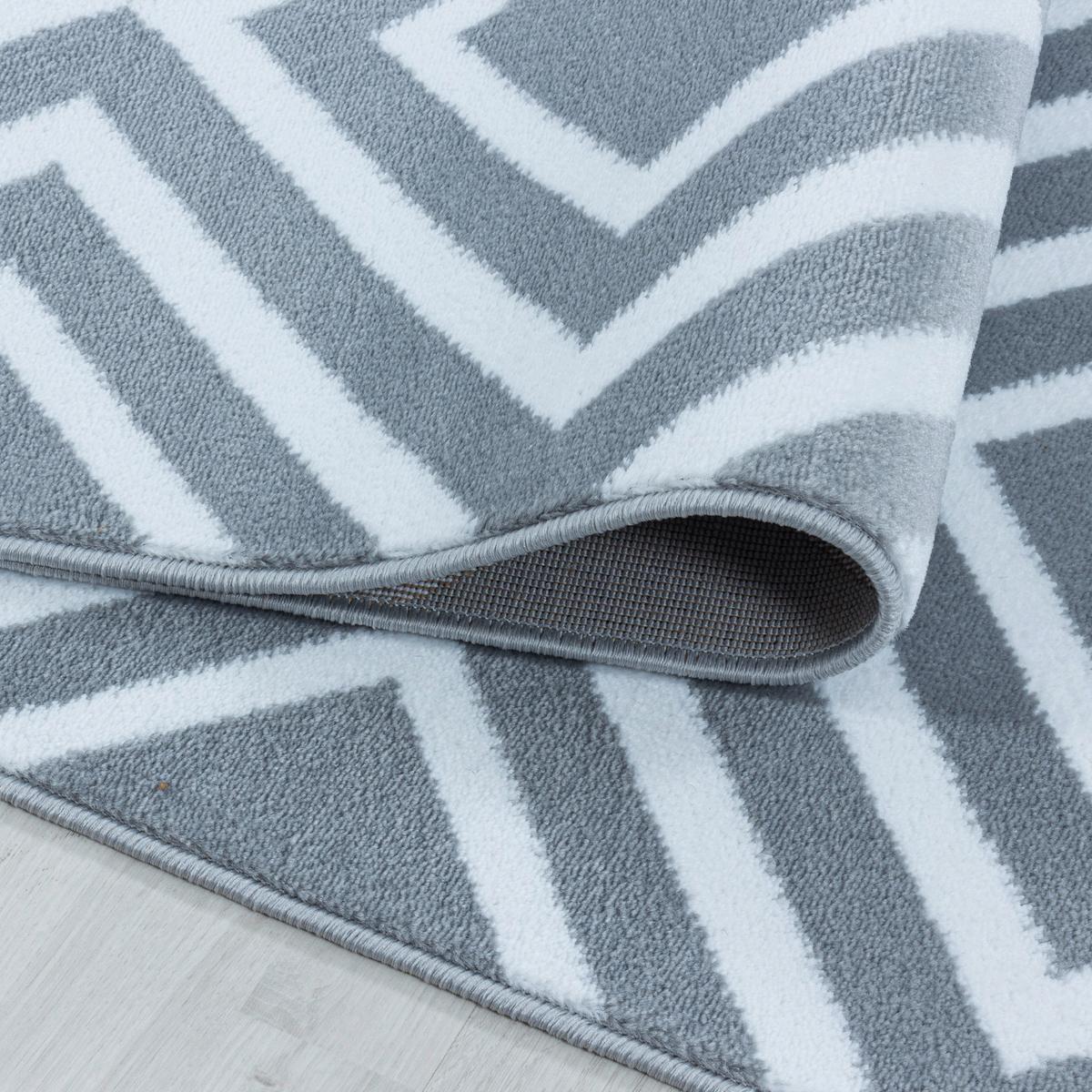 Webteppich Costa Grau ca. 200x290cm - Grau, Design, Textil (200/290cm)