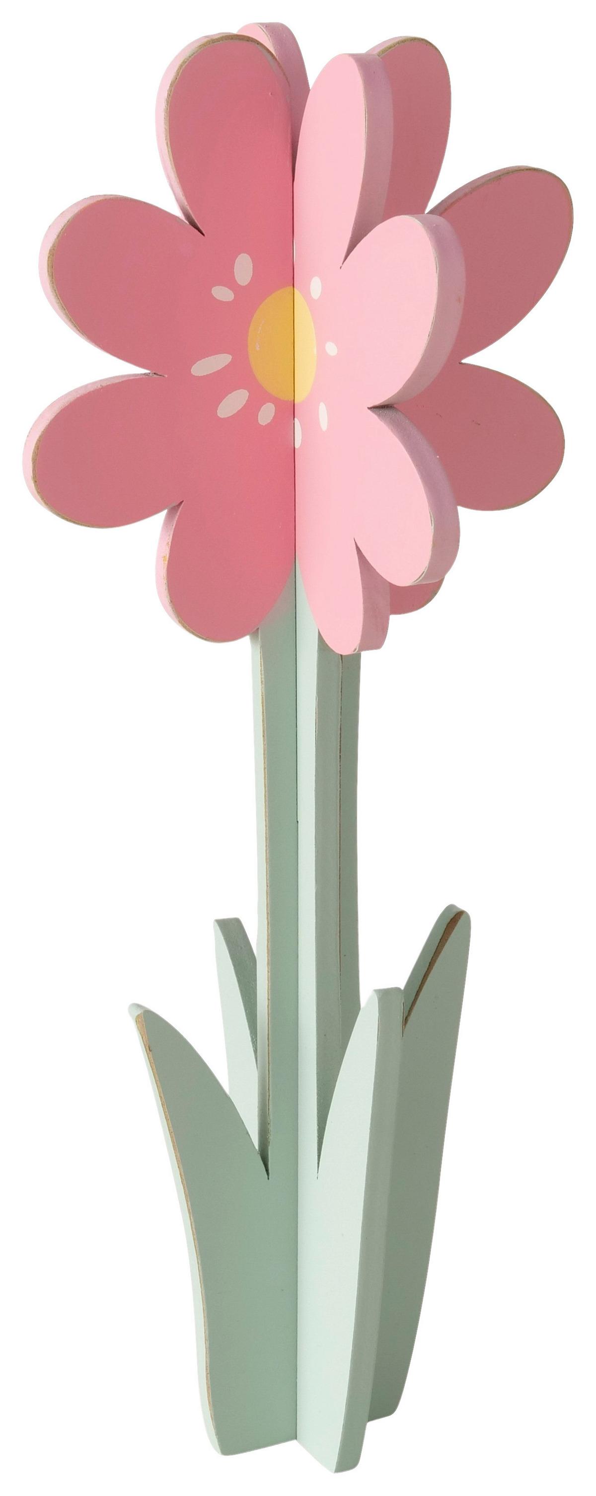 Dekoblume Luria I diverse Farben - Hellrosa/Lila, Basics, Holzwerkstoff (13,5/32/13,5cm) - Mömax