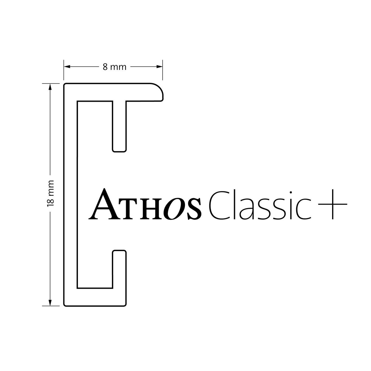 RAMKA NA ZDJĘCIA R-A0113100P - czarny, Basics, materiał drewnopochodny/tworzywo sztuczne (50/70/1,8cm)