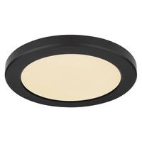 LED Mennyezeti Lámpa Lasse 12379-18b - fekete, műanyag (22cm)