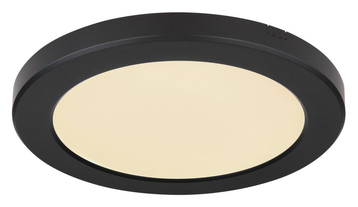 LED Mennyezeti Lámpa Lasse 12379-18b - fekete, műanyag (22cm)