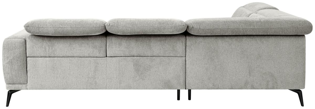 Kutna Garnitura Elch - zelena/svijetlo siva, Moderno, tekstil/metal (214/81-96/281 CMcm) - Premium Living