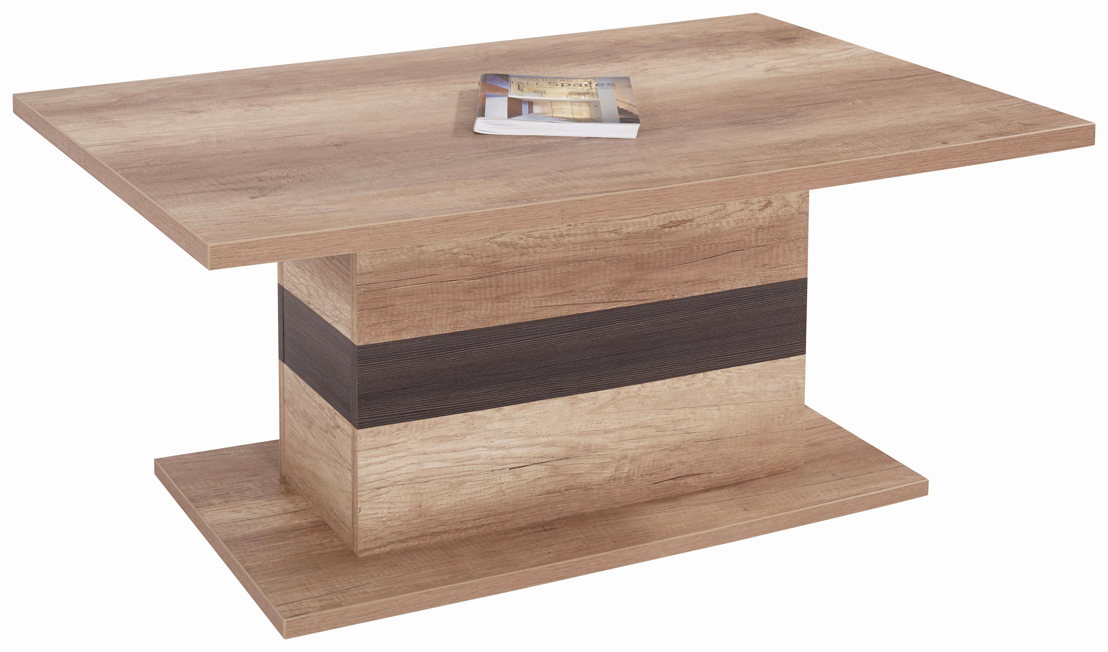 Klubska Miza Mali, Barva Hrasta - barve hrasta/temno rjava, Moderno, leseni material (110/49/67cm) - Mömax