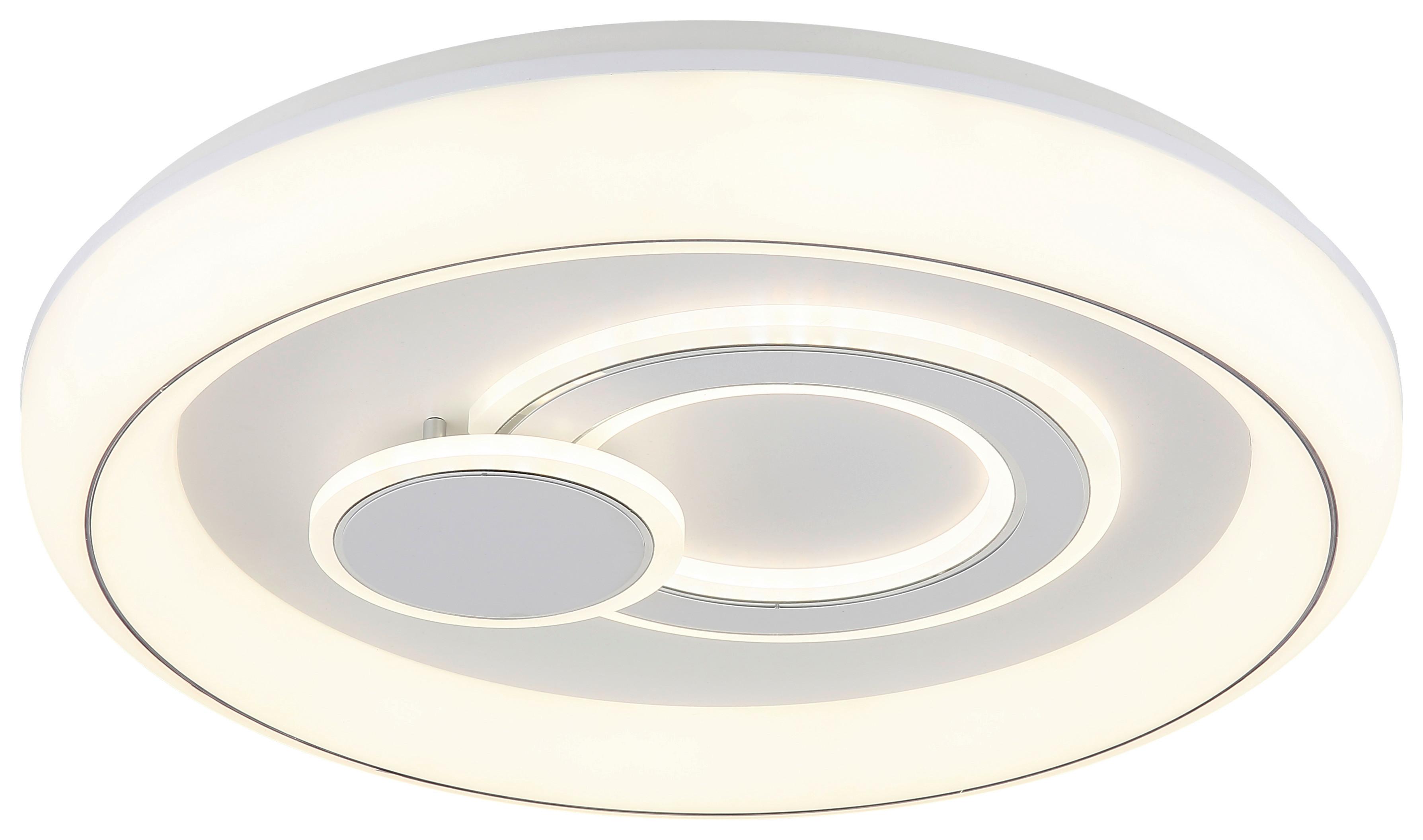 LAMPA SUFITOWA DANIE - biały/opal, Trend, tworzywo sztuczne/metal (48/7,5cm) - Collett's Monde