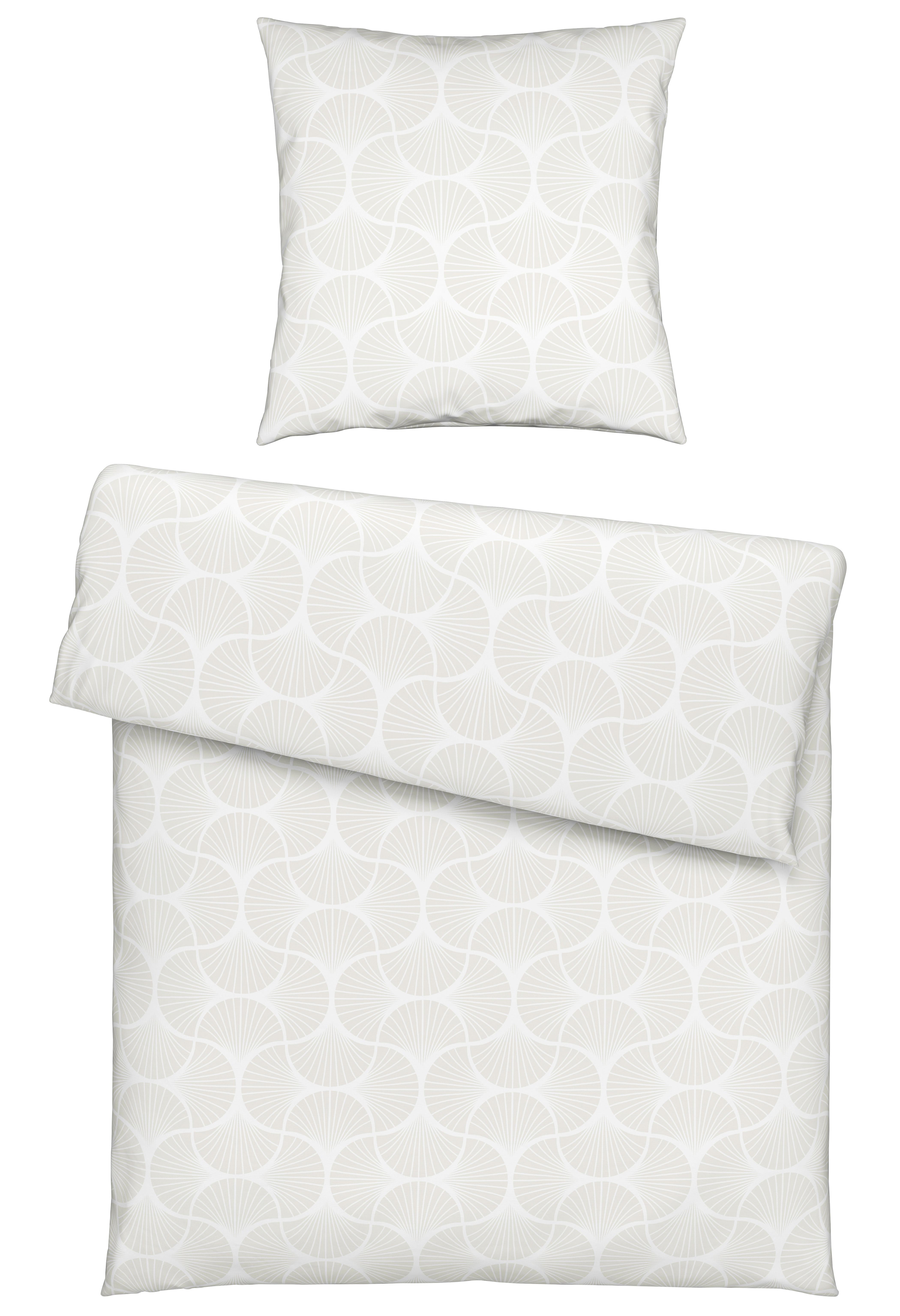 Bettwäsche Finn XL Naturfarben ca. 155x220cm - Naturfarben, MODERN, Textil (155/220cm) - Modern Living