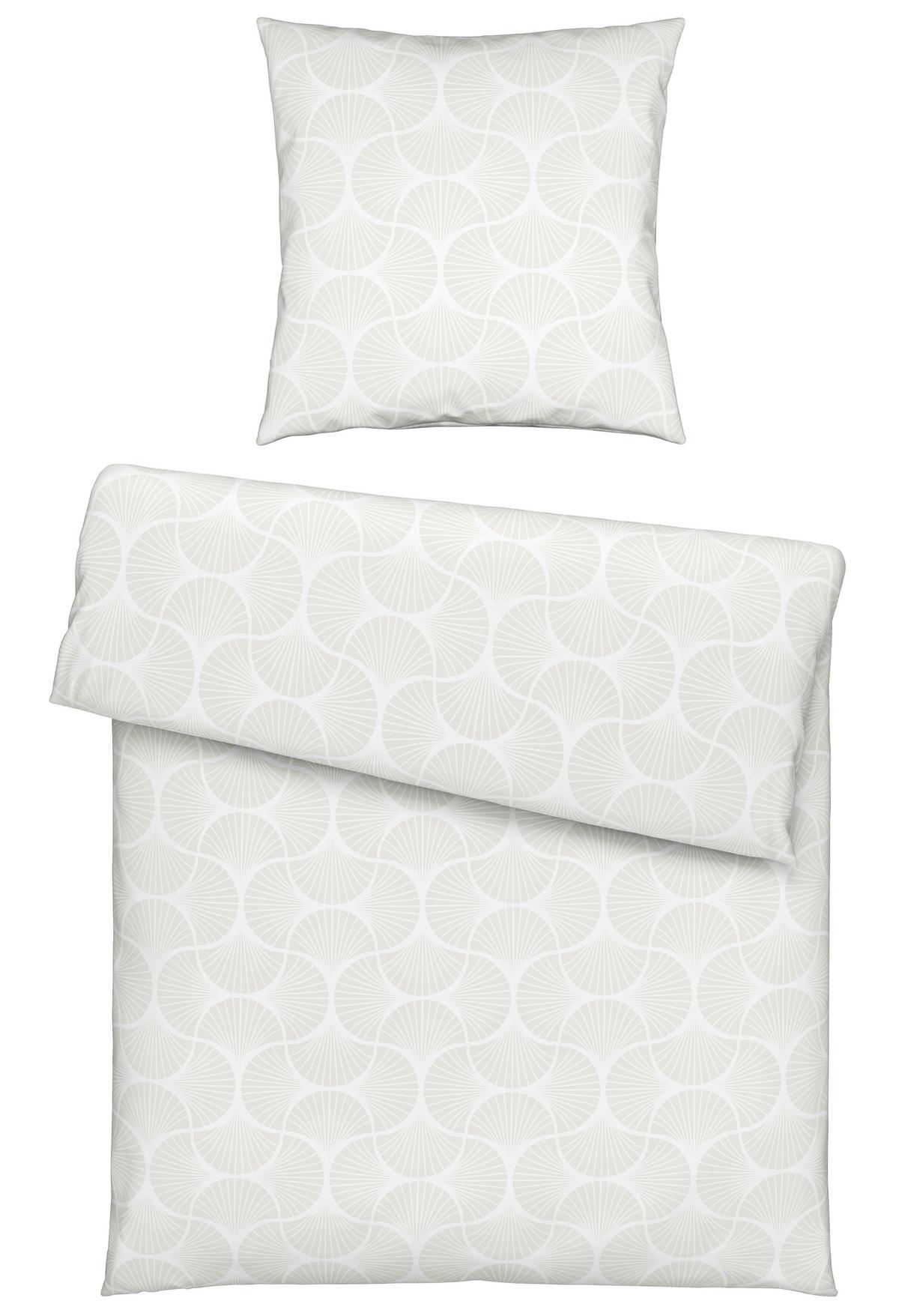 Bettwäsche Finn XL Naturfarben ca. 155x220cm - Naturfarben, MODERN, Textil (155/220cm) - Modern Living
