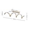 LED-TAKLAMPA CHAMO - champagne, Modern, metall/plast (90/18/27cm) - Mömax