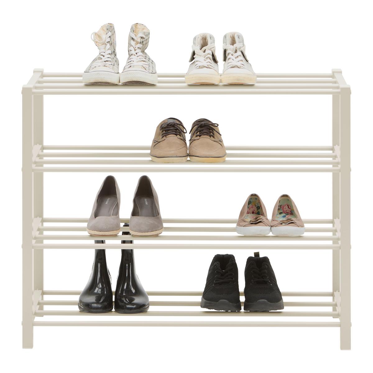 Schuhregal Benny Kaschmirfarben - Kaschmir, Modern, Metall (80/63/28,5cm) - Mömax