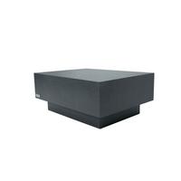 Loungetisch Tevere ca. 86x66 cm Schwarz - Schwarz, KONVENTIONELL, Stein (86/66/35.6cm) - Gardenson
