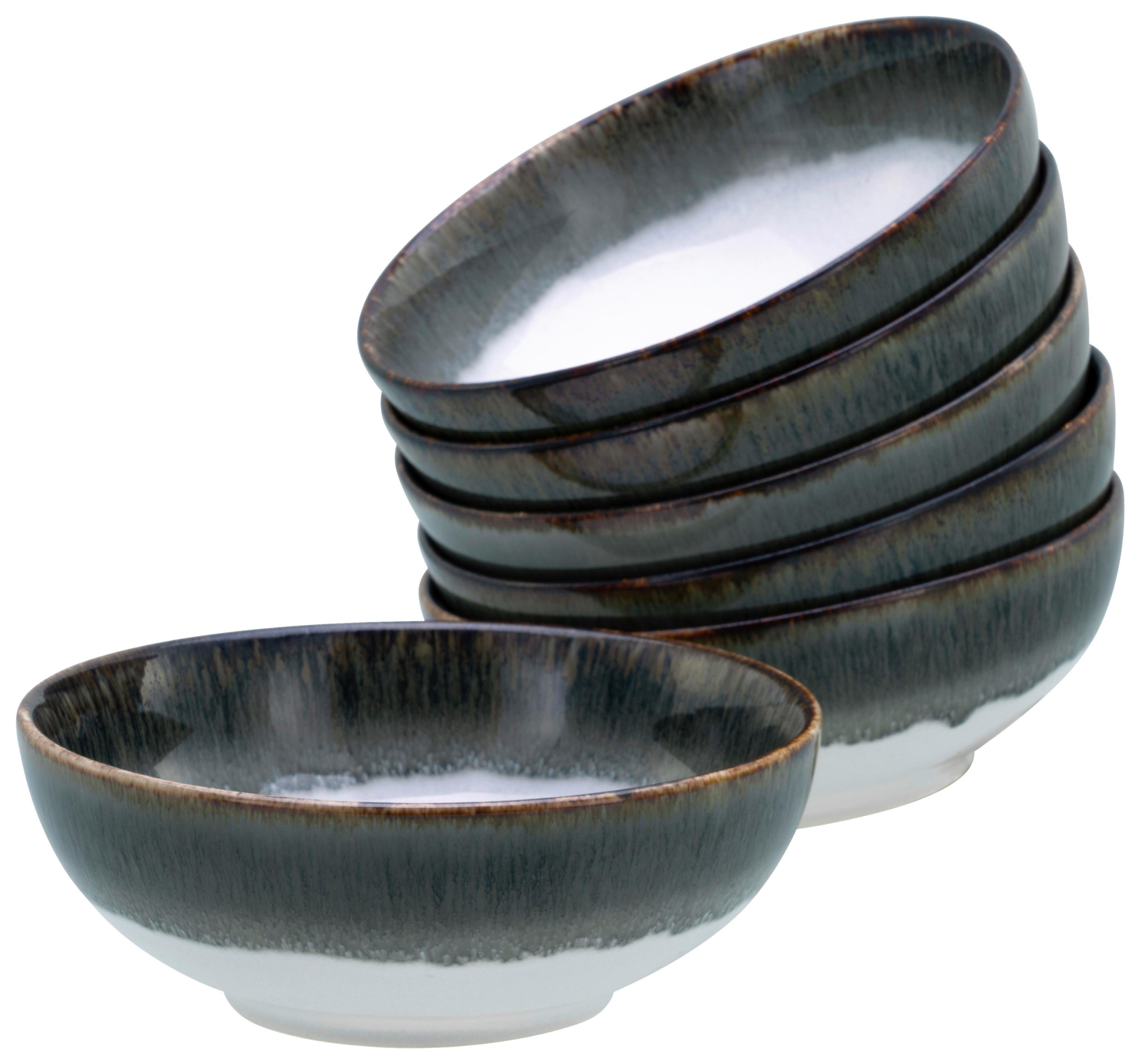 Set Posod Cascade Stein, 6-Delni - siva/bela, Design, keramika (16,5cm) - Creatable