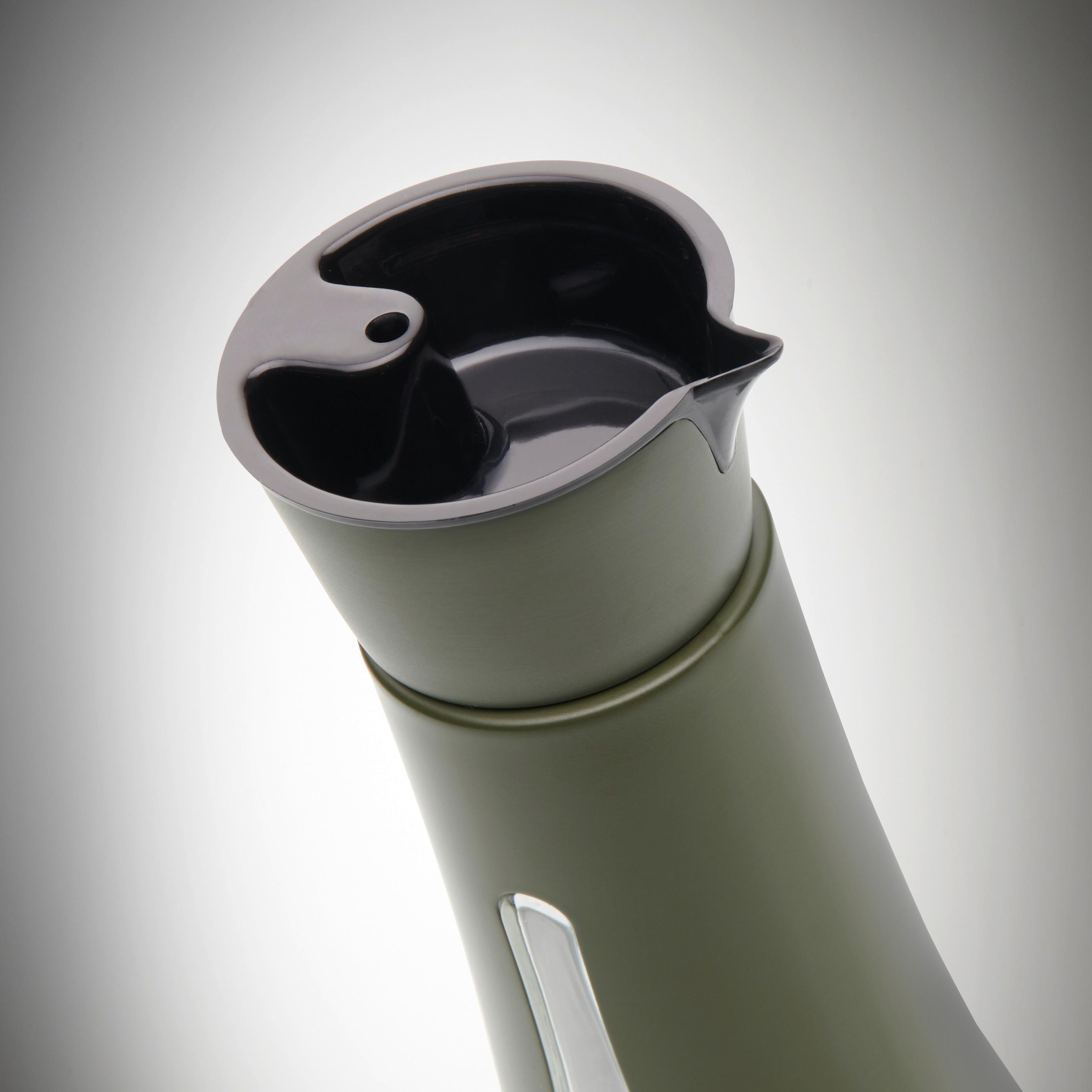 Asztalifűszertartó-szett Oil Green - olívazöld, Modern, műanyag/Üveg (16,5/22,5/8,5cm) - Premium Living