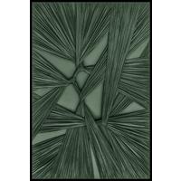 Keilrahmenbild Denise Small Grün - Schwarz/Grün, MODERN, Holz/Kunststoff (60/90cm) - Premium Living