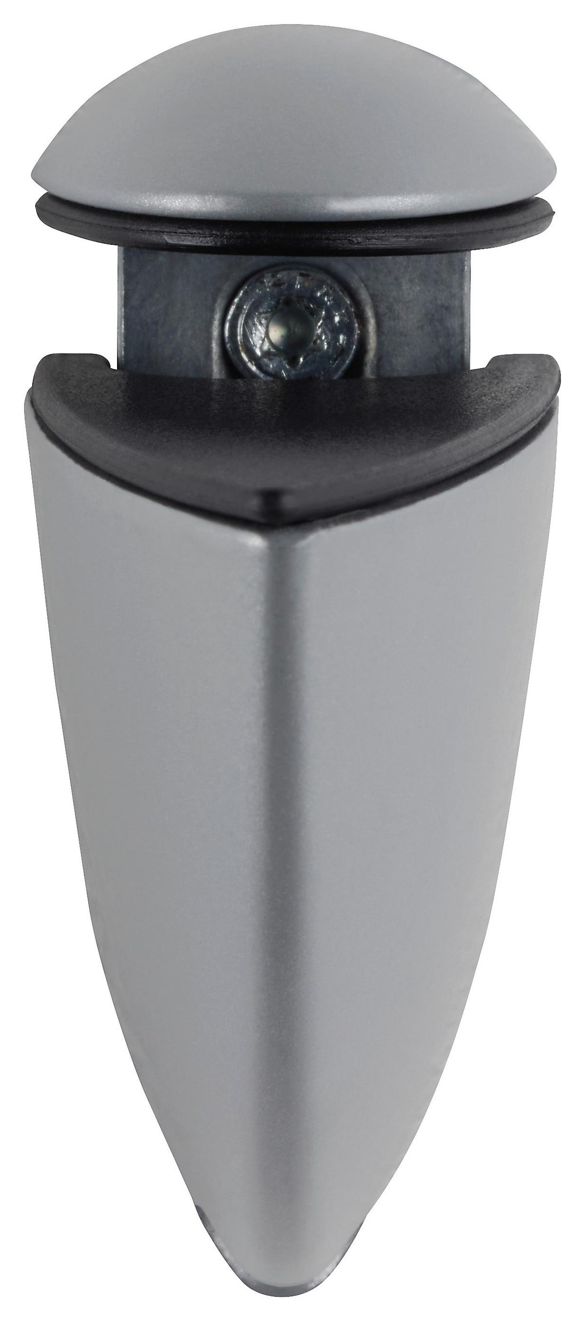 Wandhalter X-Tra in Alufarben, 2 Stk. - Alufarben, Kunststoff/Metall (7,5/6,5/3cm) - Mömax