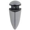 VÄGGHÅLLARE X-TRA -SB- - aluminiumfärg, metall/plast (7,5/6,5/3cm) - Mömax