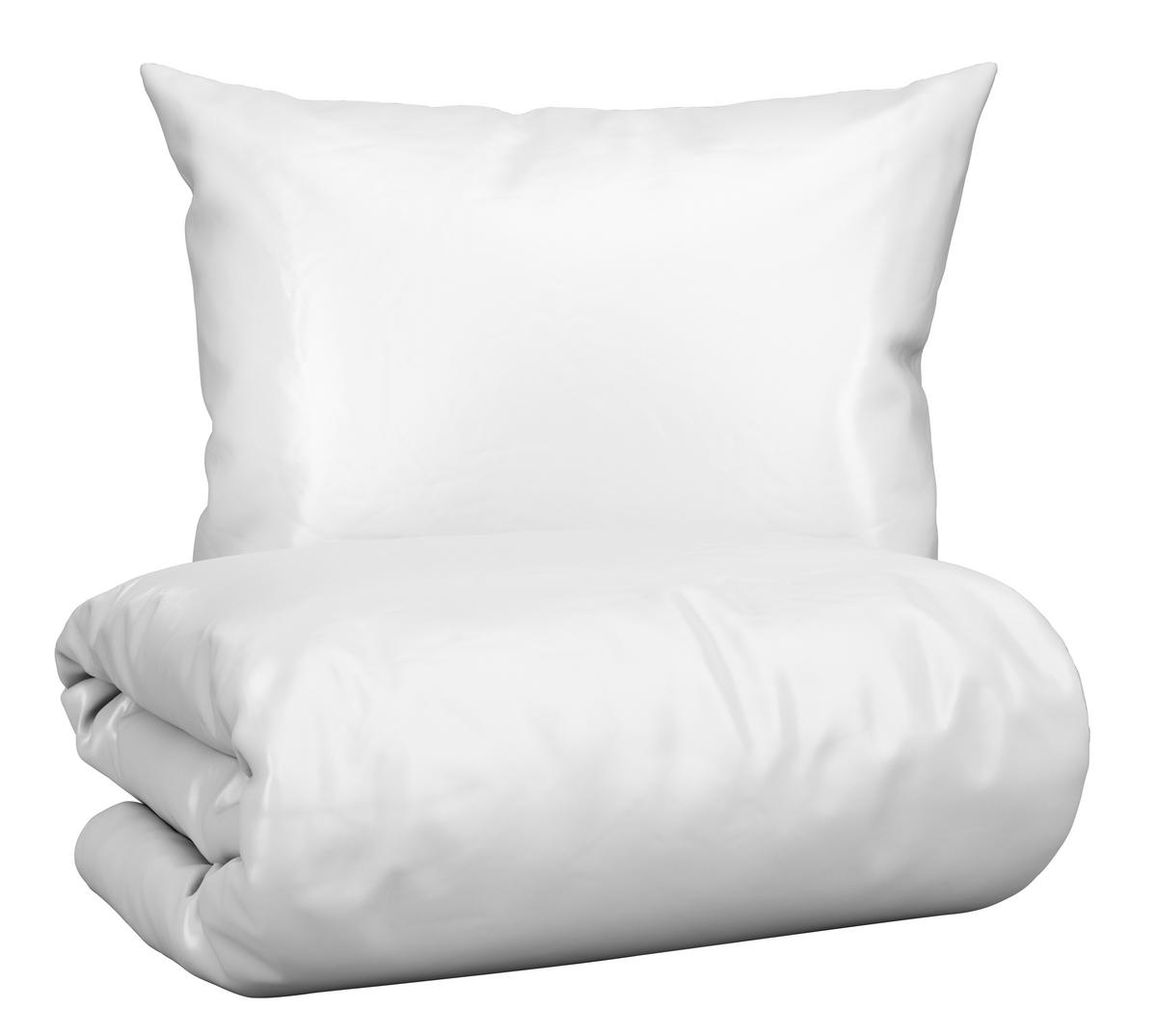 Ágyneműhuzat-garnitúra Alex Uni - fehér, Modern, textil (140/200cm) - Premium Living