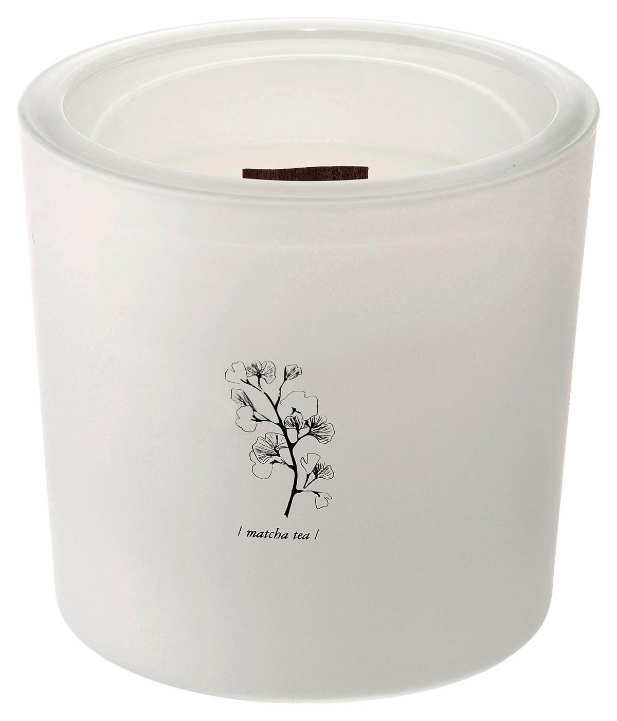 Kerze im Glas Candle in Weiss - Weiss, Glas (12/12cm) - Mömax