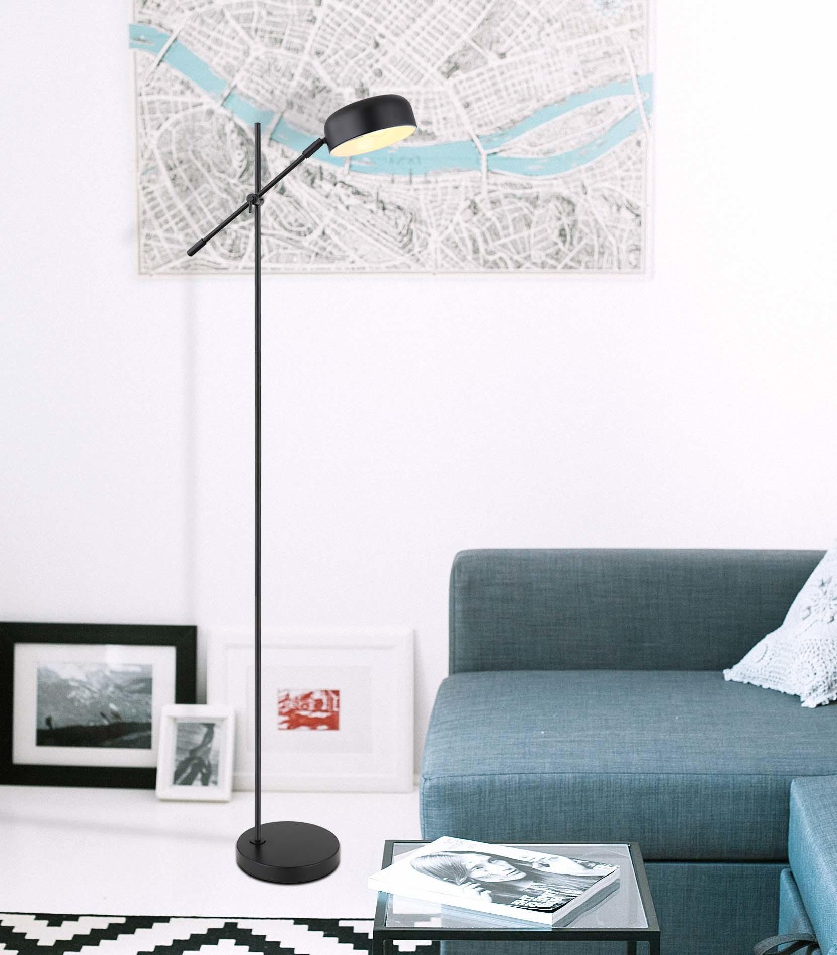 lampadaire 24099SB - Schwarz, Basics, Metall (47,7/20/139cm) - Globo