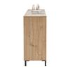 SIDEBOARD ARRAN - ek Artisan/svart, Modern, trämaterial (157/90/40cm) - Mömax
