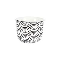 Skodelica Za Čaj Shiva - črna/bela, Trendi, keramika (8,3/6,5cm) - Premium Living
