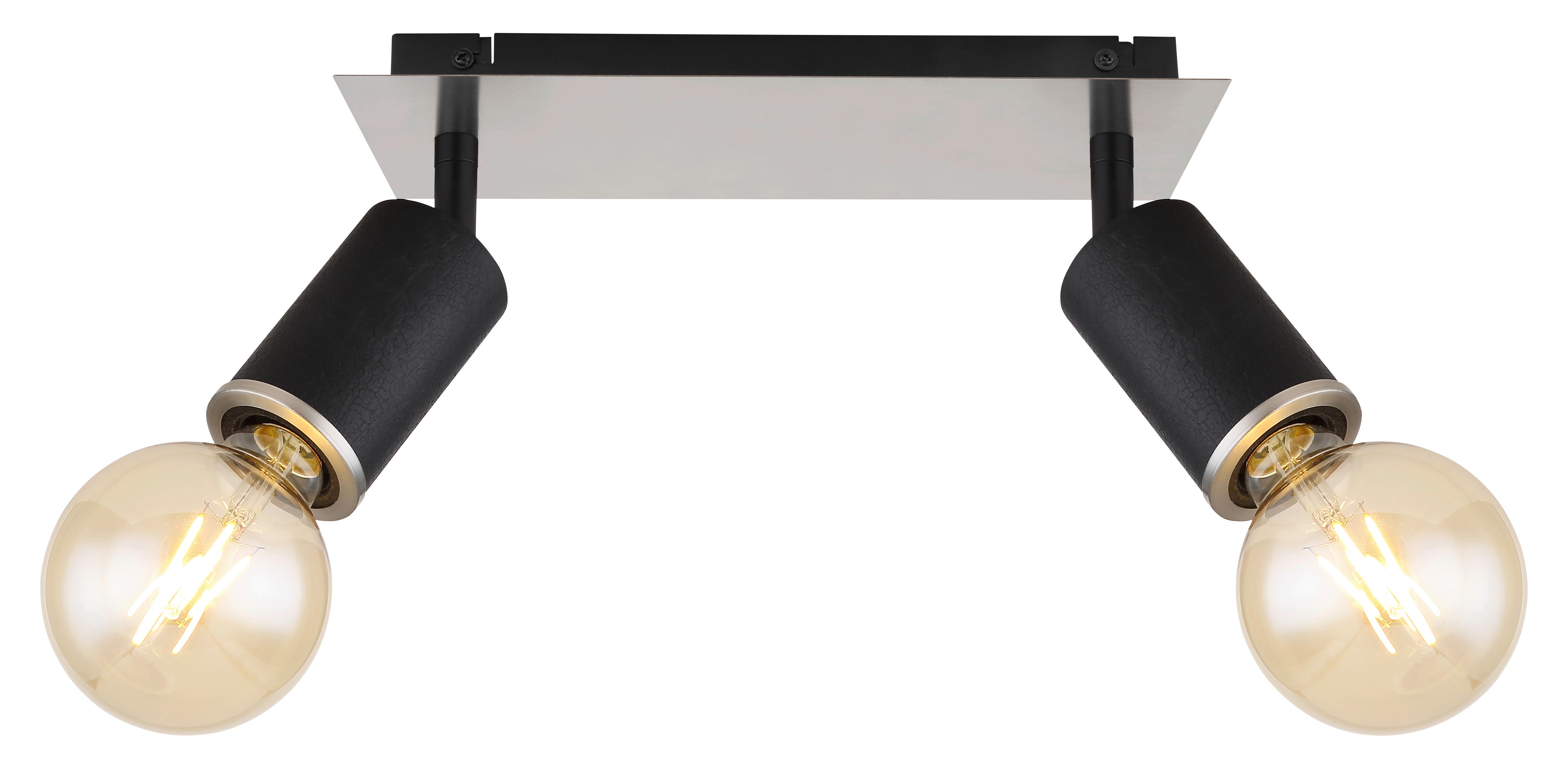 Reflektor Joseba - boje nikla/crna, Basics, drvo/metal (31/10/18cm) - Globo