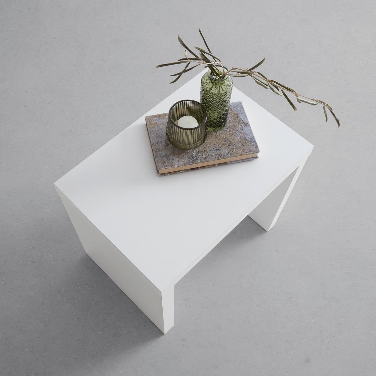 Beistelltisch Twix Weiß - Weiß, MODERN, Holzwerkstoff (44/31/37/31/30cm) - Mömax