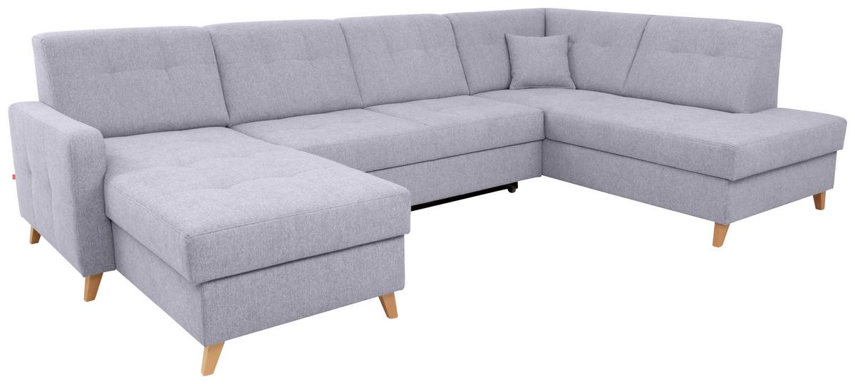 Coltar LARS U - gri, Modern, lemn/textil (161/299/187cm) - Best Price