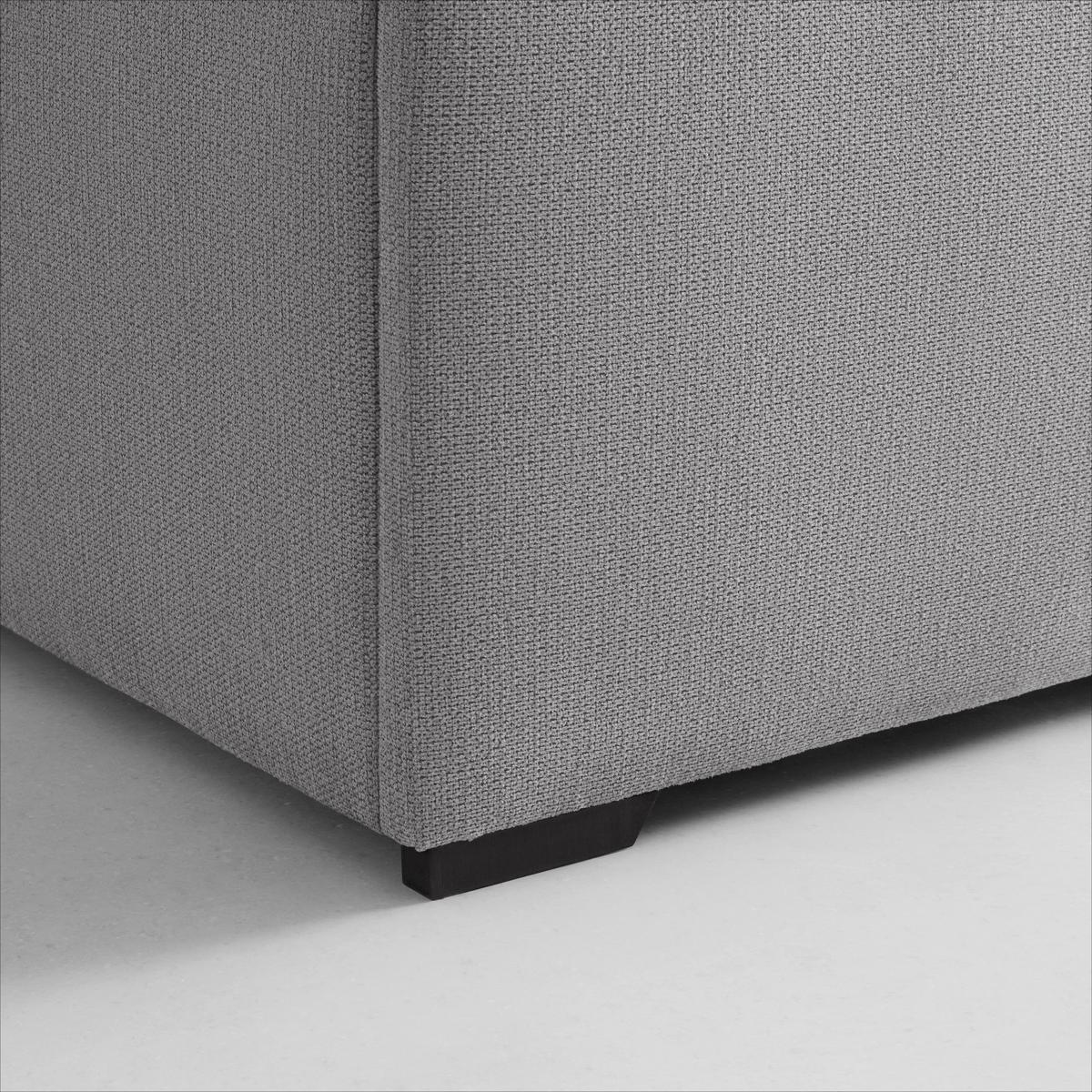 Polsterbett Thor in Grau ca. 200x200cm - Buchefarben/Grau, KONVENTIONELL, Textil (200/200cm) - Mömax