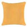 Zierkissen Viola aus Samt ca. 45x45cm - Currygelb, Konventionell (45/45cm) - Premium Living