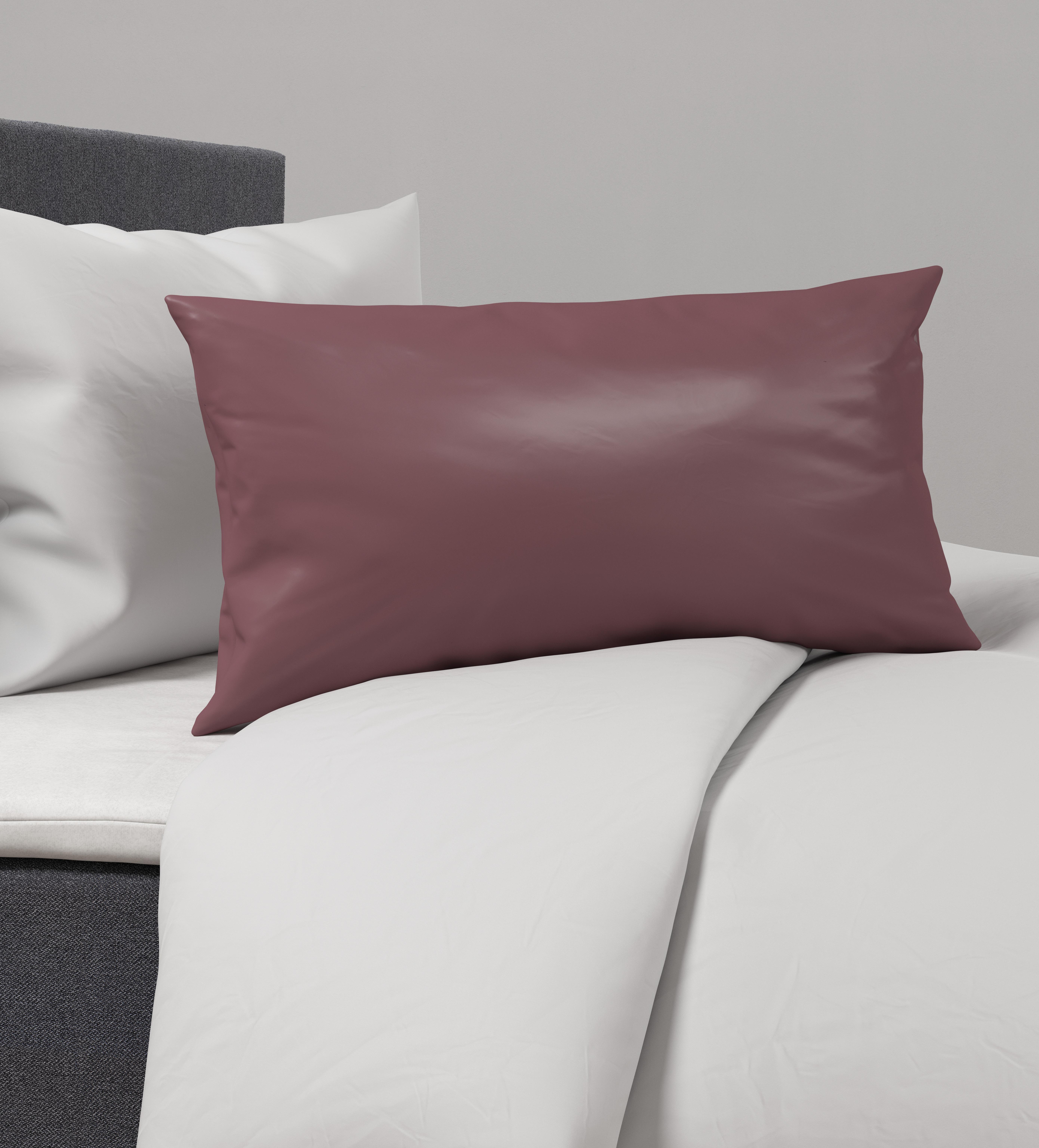Prevleka Blazine Alex Uni - barve gozdnih sadežev, Moderno, tekstil (40/60cm) - Premium Living