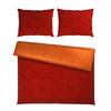 Bettwäsche Bella Wende XXL Rot ca. 200x220cm - Rot, MODERN, Textil (200/220cm) - Mömax