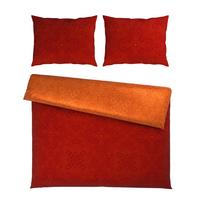 Bettwäsche Bella Wende XXL Rot ca. 200x220cm - Rot, MODERN, Textil (200/220cm) - Mömax