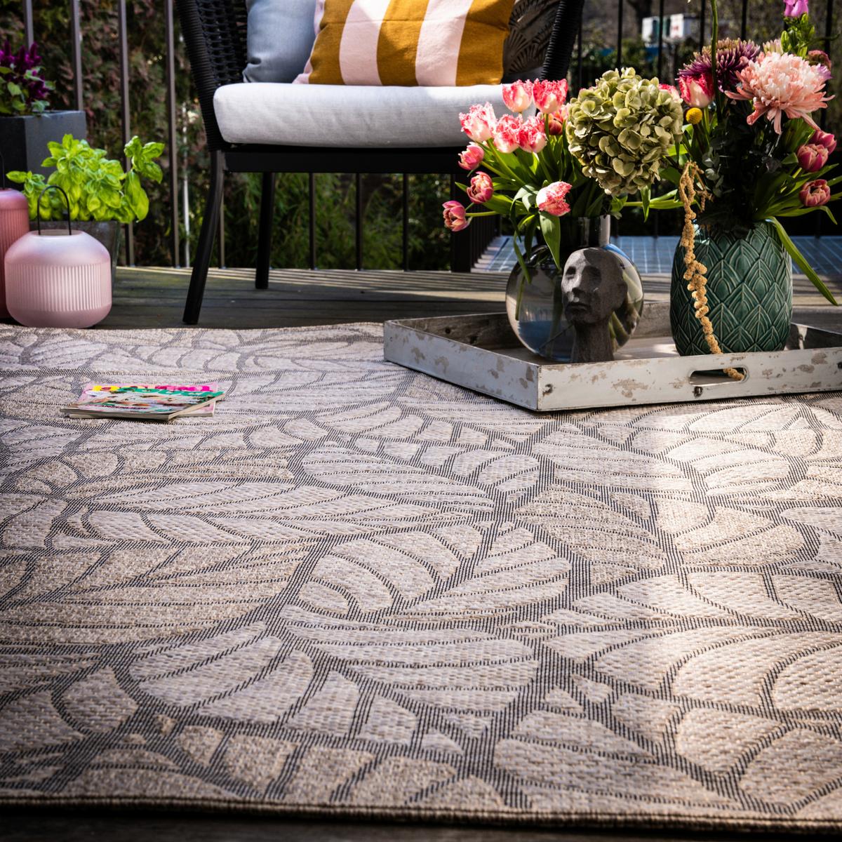 Flachwebeteppich My Oslo 707 - Taupe, Design, Textil (120/170cm)