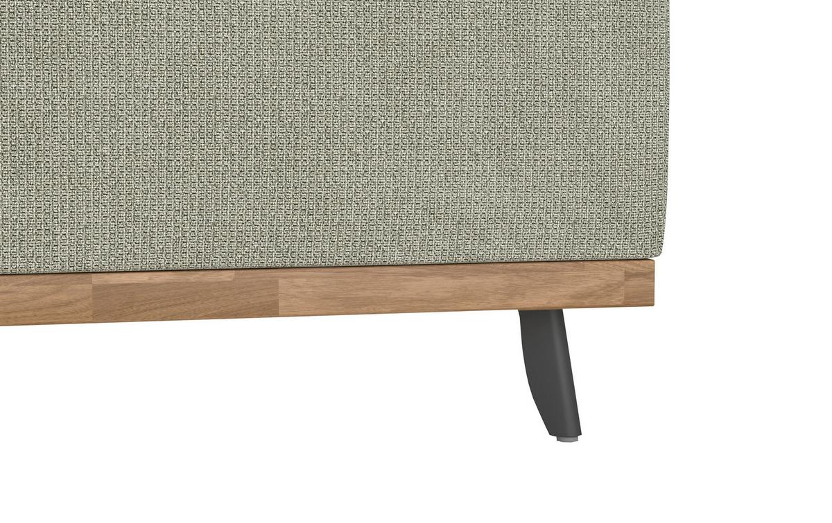 Bett Emily Grün ca. 180x200cm - Schwarz/Grün, KONVENTIONELL, Holzwerkstoff/Textil (180/200cm) - Premium Living
