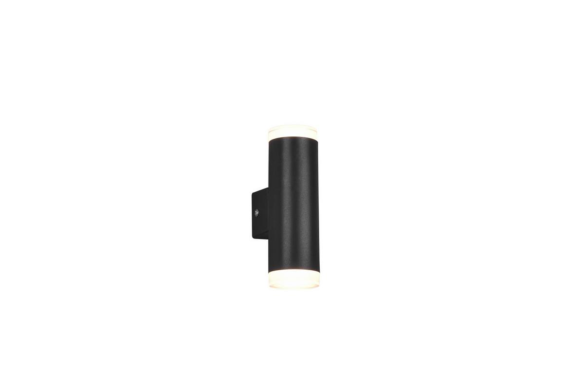 LED-Wandleuchte Ray in Schwarz/Weiß max. 2x4 Watt - Schwarz/Weiß, Basics, Kunststoff (16,6/5,2/8cm) - Trio Leuchten