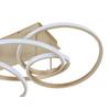 LED-TAKLAMPA JULI - cappuccino, Modern, metall/plast (70/40/25cm) - Premium Living