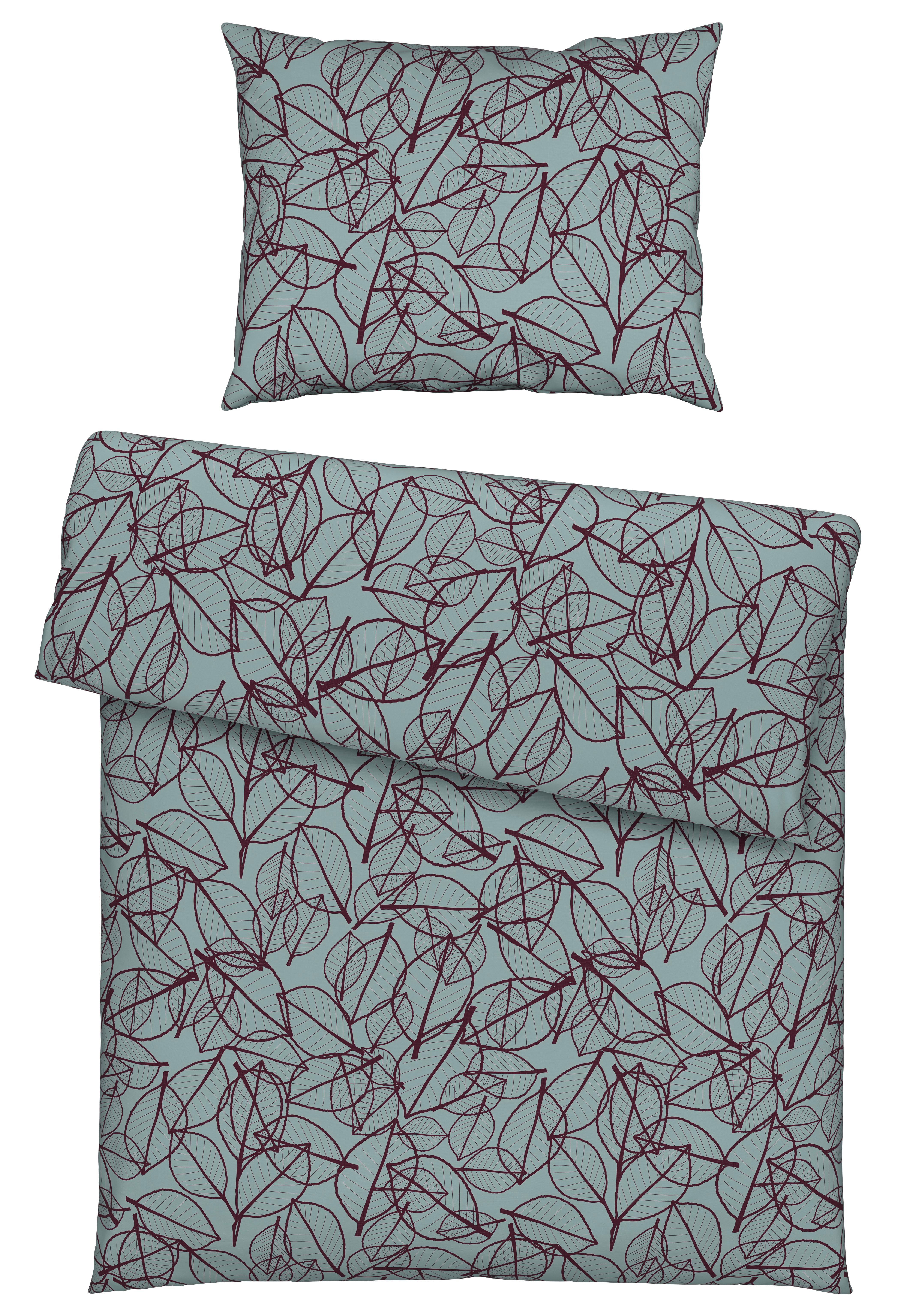 Ágyneműhuzat-garnitúra Blätterwald - zöld, Modern, textil (140/200cm) - Modern Living