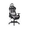 GAMINGSTOL RACER II -EXKLUSIV- - grå/svart, Modern, metall/textil (63/114/62cm) - Mömax