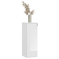 Kommode Projekt X ca. 32,5x97 cm Weiß - Chromfarben/Weiß Hochglanz, MODERN, Holzwerkstoff/Metall (32,5/97/37cm) - MID.YOU