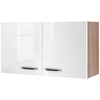 Corp superior de bucatarie VENEZIA - VALERO - stejar Sonoma/alb lucios intens, Modern, material pe bază de lemn (100/54,8/32cm) - FlexWell