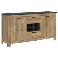 Comodă RAPALLO - castaniu, Modern, material pe bază de lemn (176,2/89,7/46cm) - Modern Living