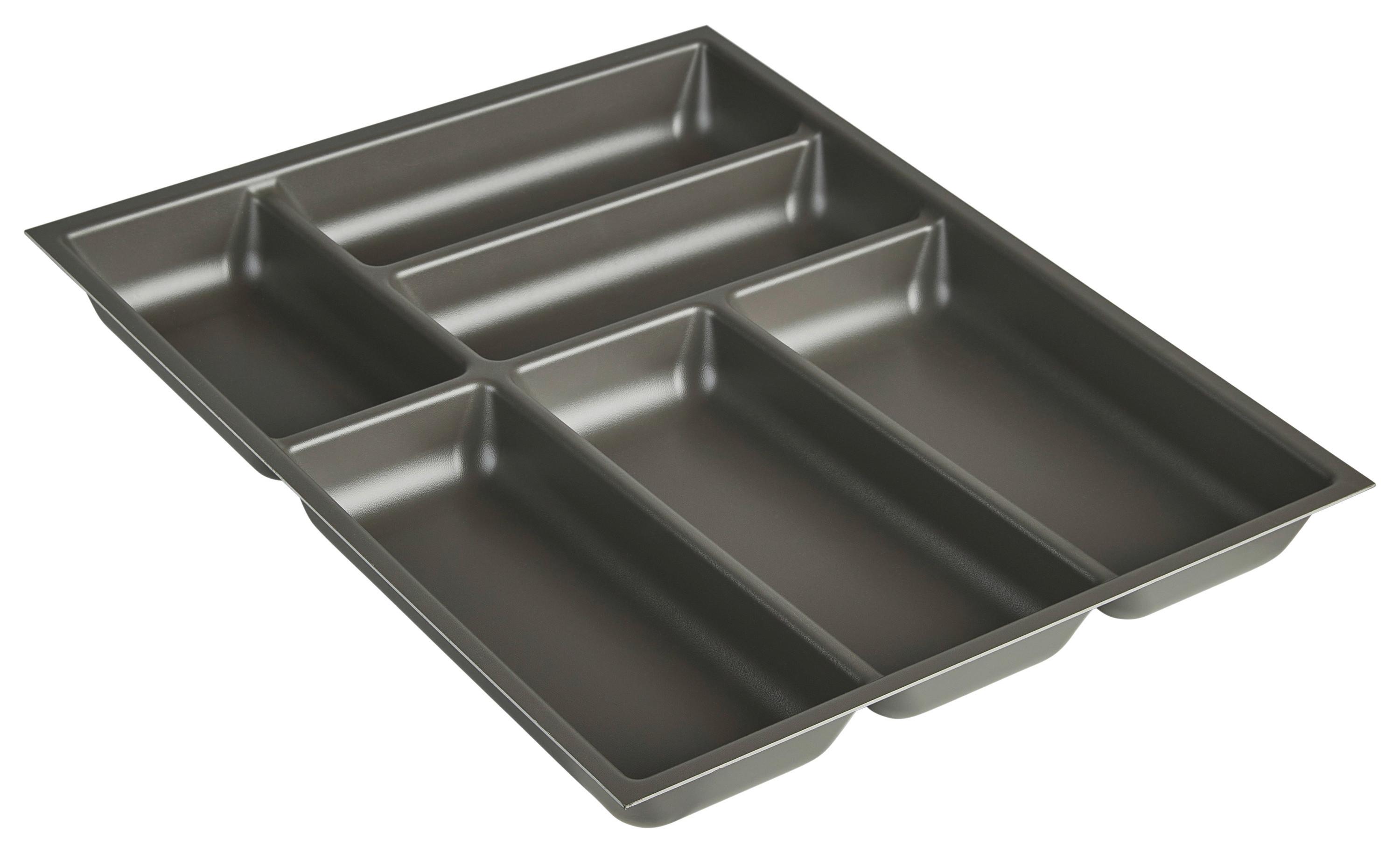Besteckeinsatz BE45Y Schieferfarben - Schieferfarben, Basics, Kunststoff (45/4,9/50cm) - Nobilia