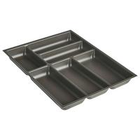 Besteckeinsatz BE45Y Schieferfarben - Schieferfarben, Basics, Kunststoff (45/4,9/50cm) - Nobilia