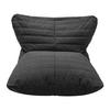 Sitzsack Marta Dunkelgrau Webstoff - Dunkelgrau, MODERN, Textil (81/56/71cm) - Bessagi Home